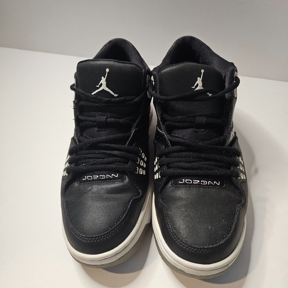 Jordan Flight 23 Black White-Metallic- 317820-011 - Mens Size 10.5